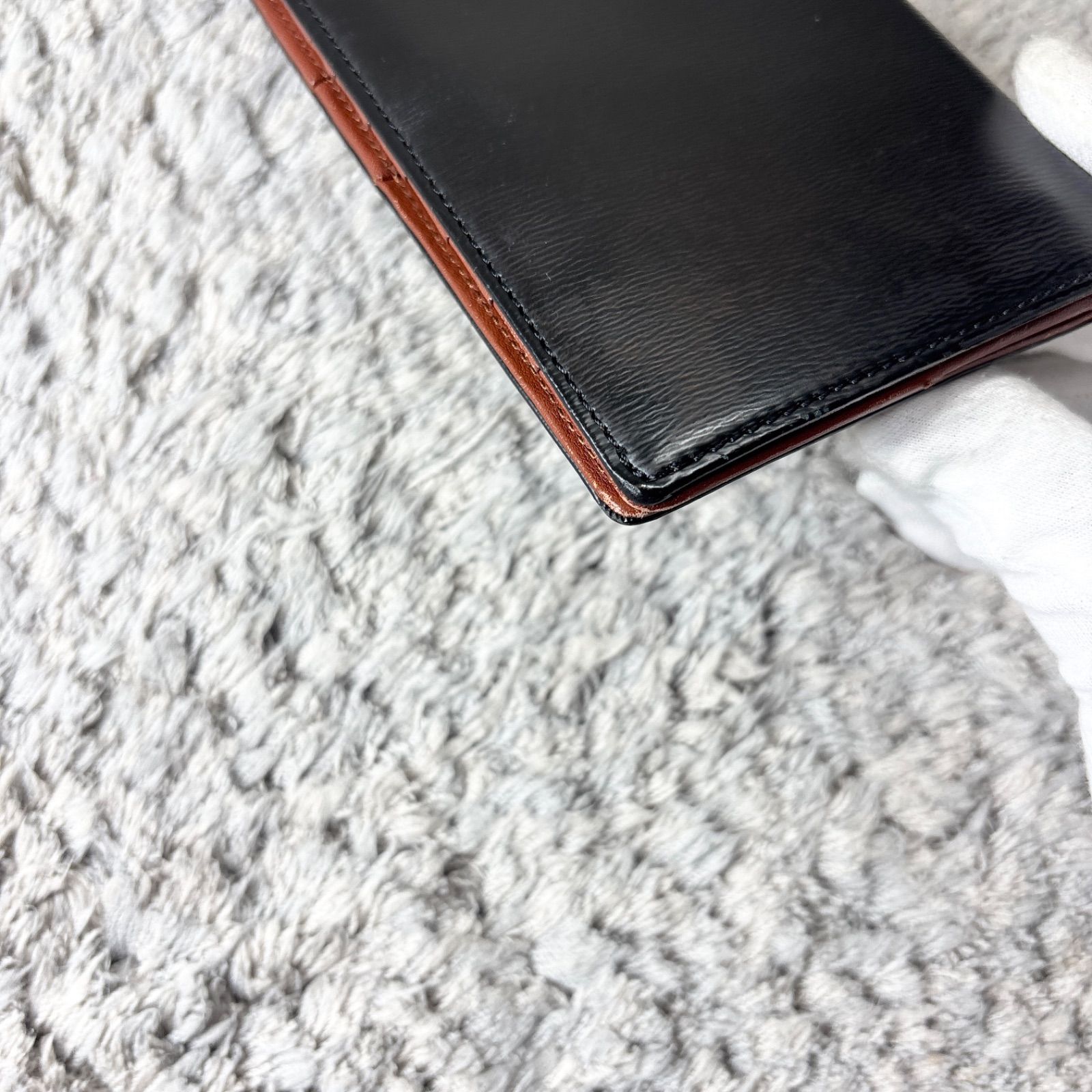 高級【小銭入れなし】PRARE プレリー 長財布 フレンチボックスカーフ