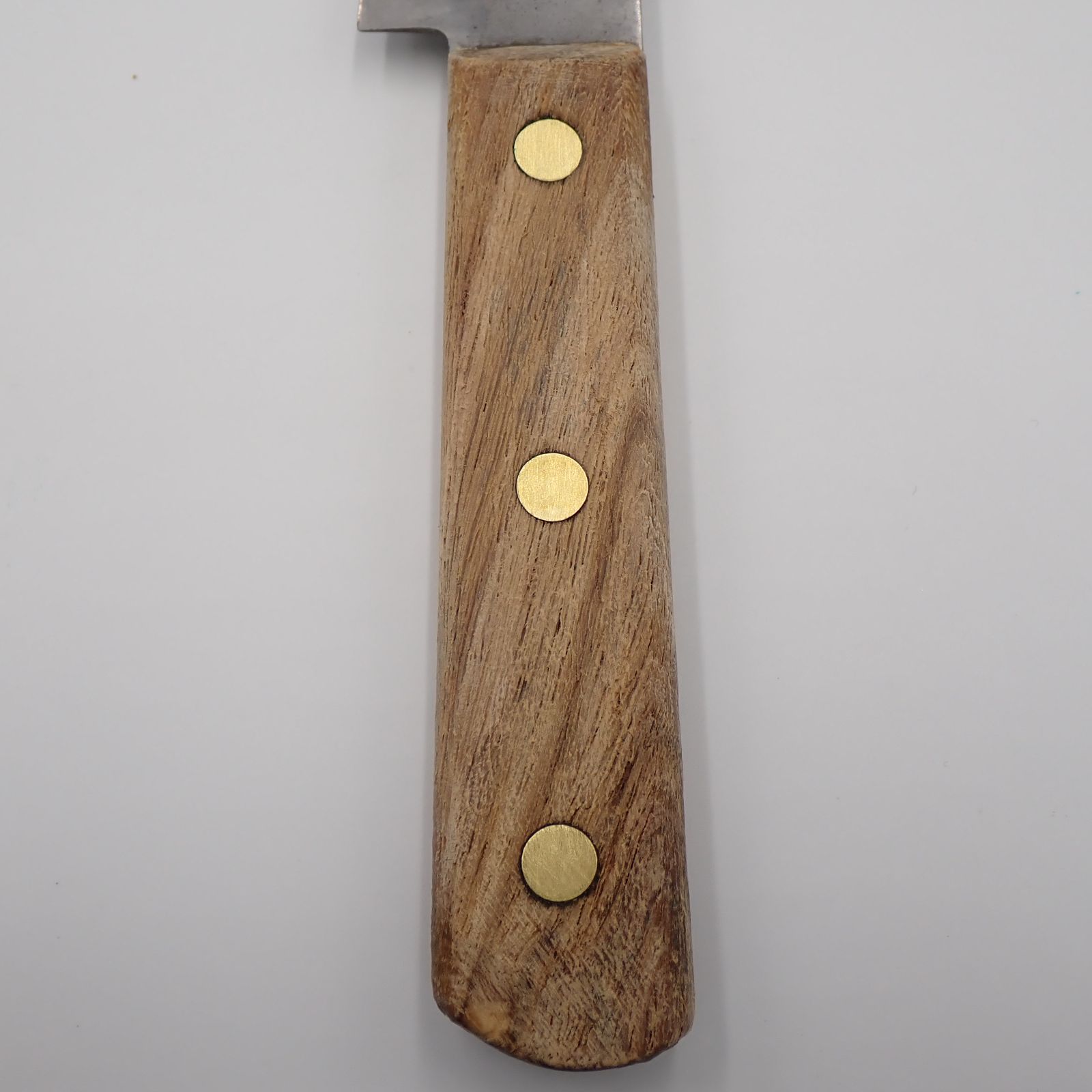 正広別作 筋引 包丁 全長37.5cm 刃長25.5cm 重量149g 木製ハンドル