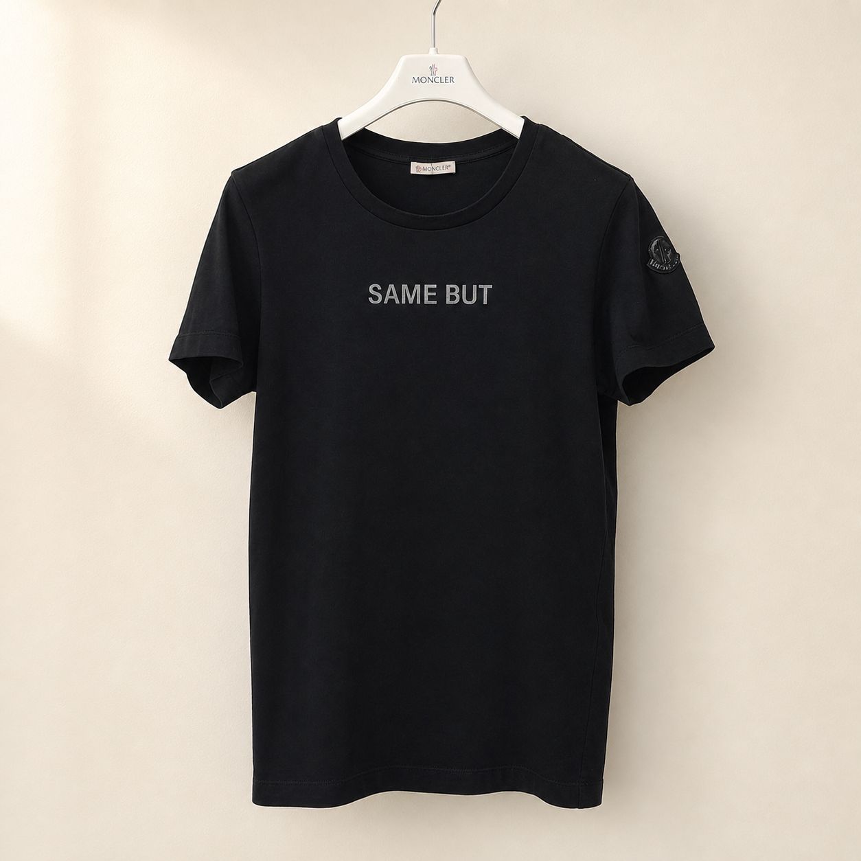 MONCLER モンクレール レディース 半袖Tシャツ S ブラック 黒 SAME BUT