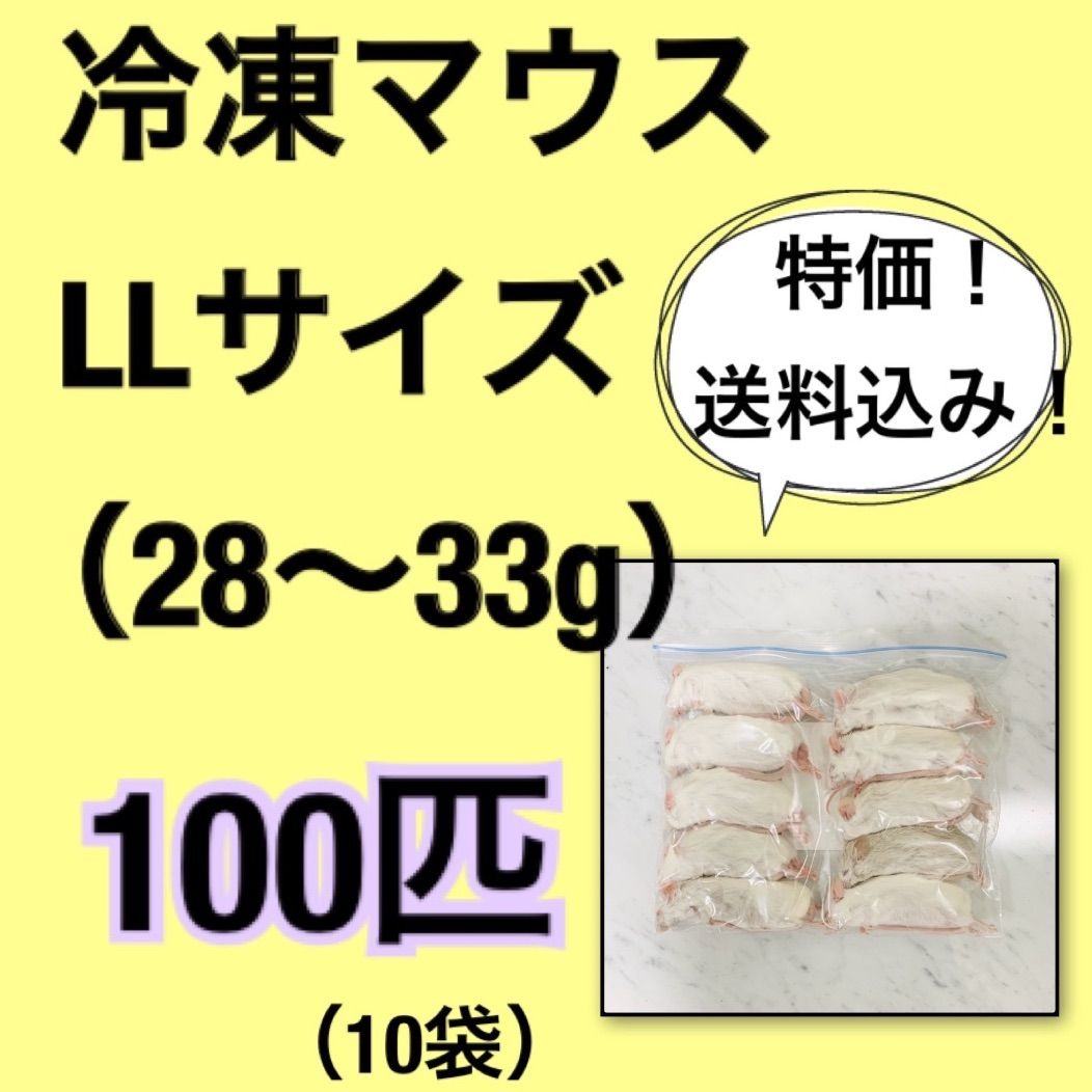 冷凍マウス　アダルトＬＬ…１０袋