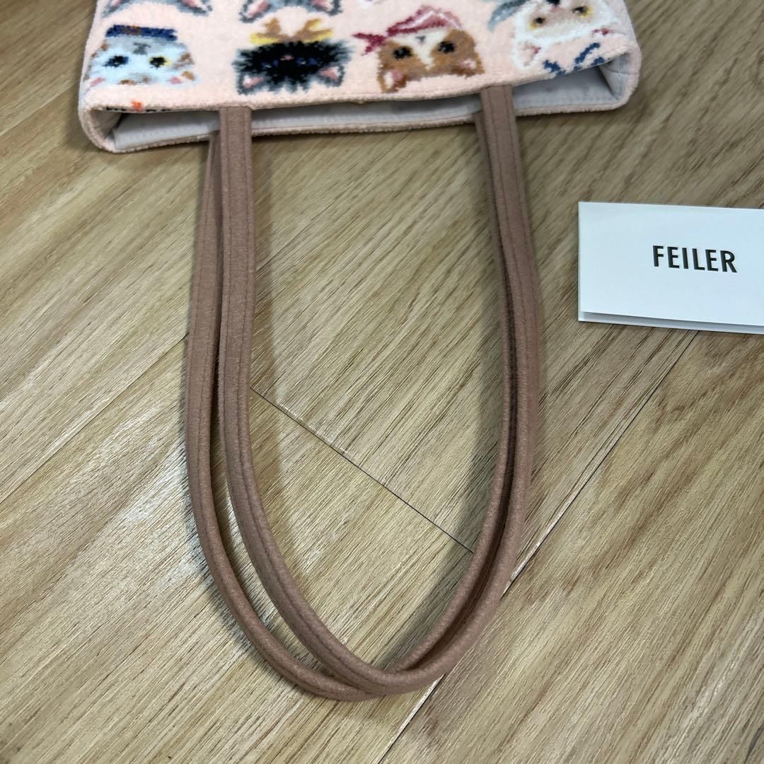 FEILERフェイラー ラブラリープリティーキャッツトートバッグ 猫柄