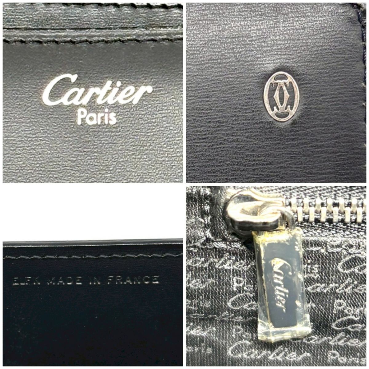風格を纏う漆黒の相棒】 Cartier ブリーフケース マストライン