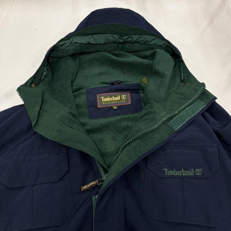 ティンバーランド 90s ナイロン ジャケット フルジップ マウンテン