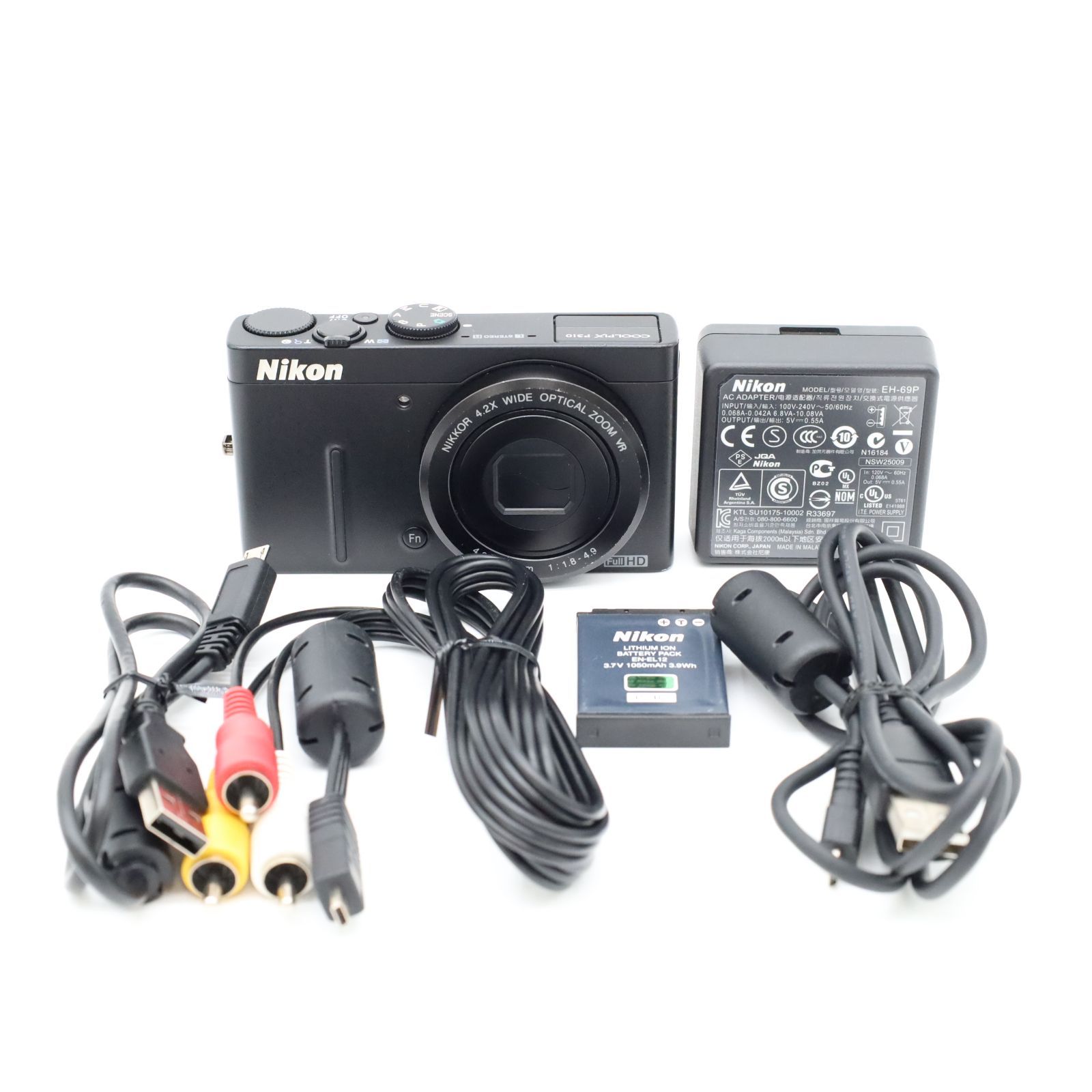 Nikon COOLPIX P310 ブラック コンパクトデジタルカメラ F1.8 動作確認