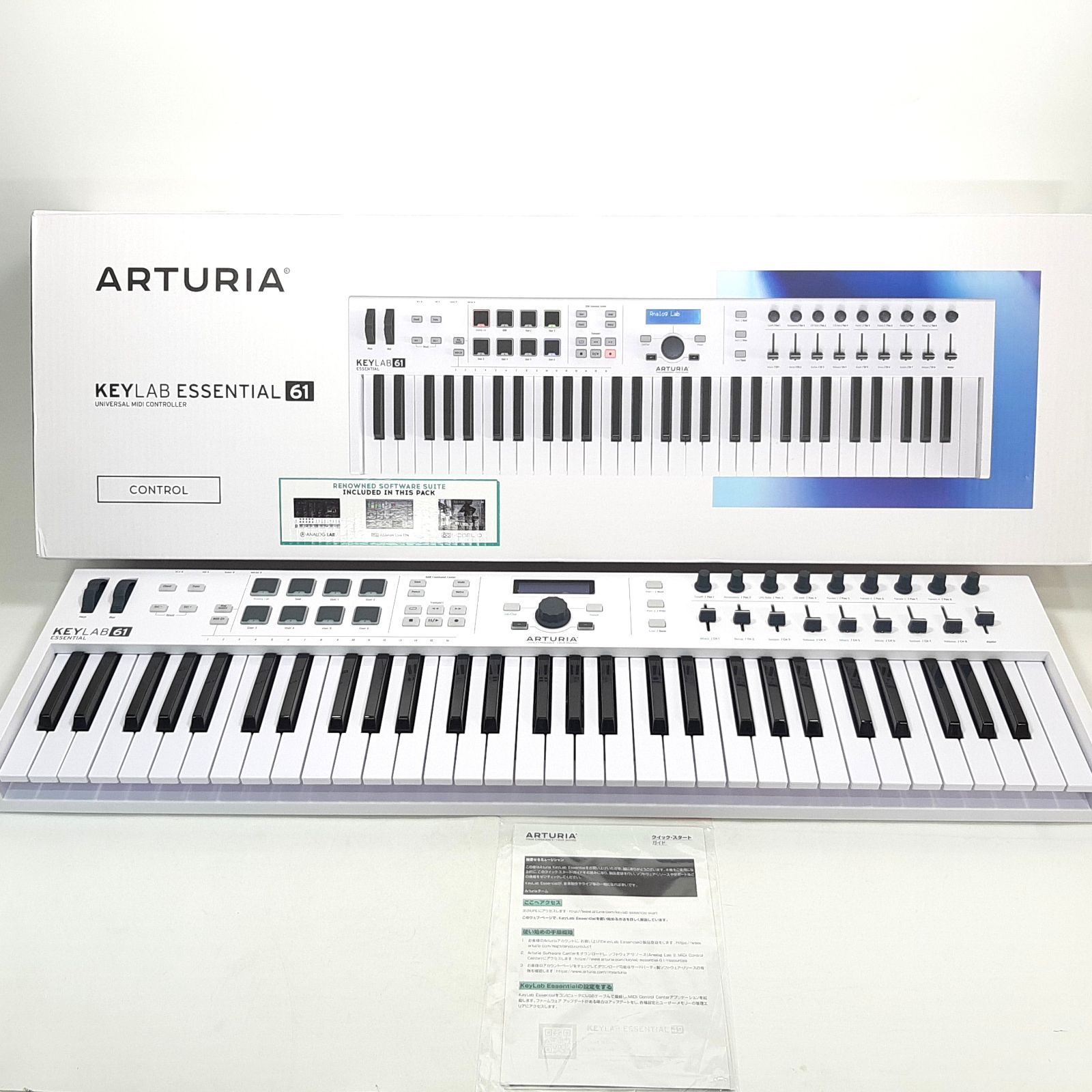 Arturia KeyLab Essential 61 MIDIキーボード コントローラー 動作確認