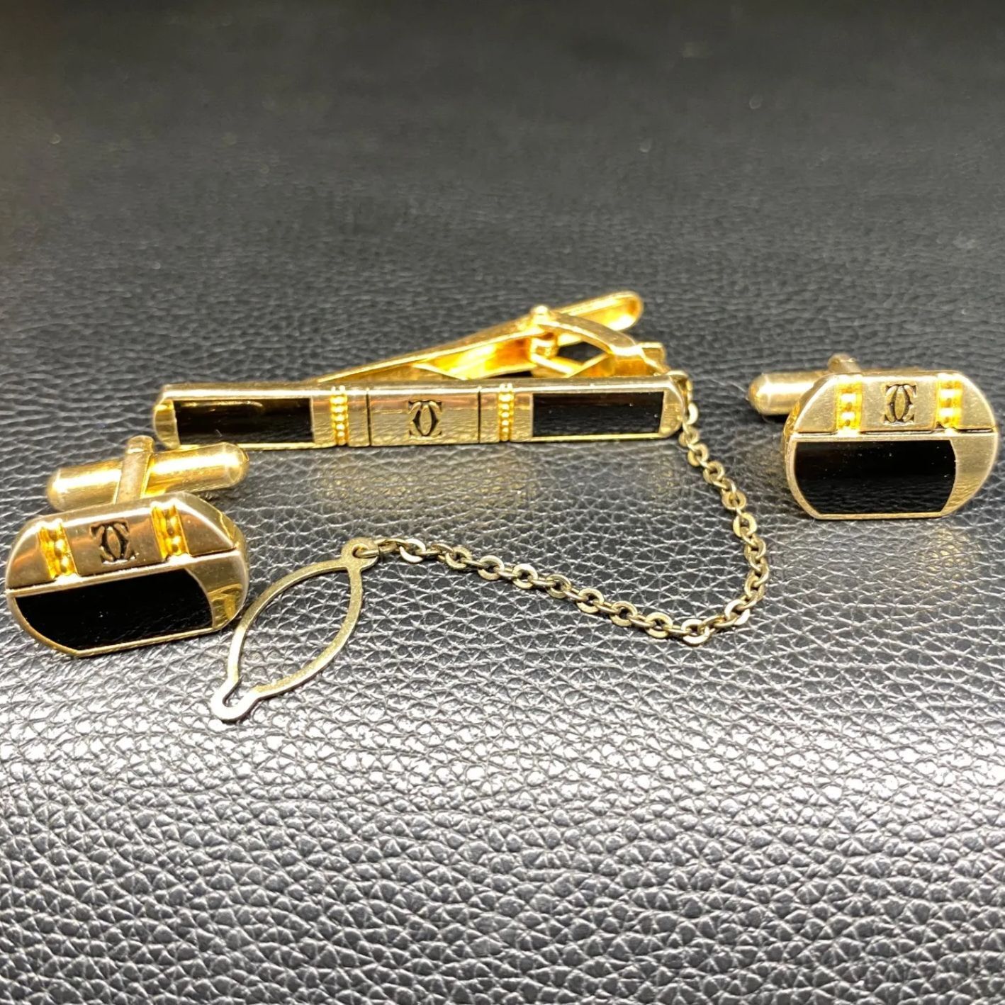 カルティエ Cartier ネクタイピン カフス セット ピンズ タイピン
