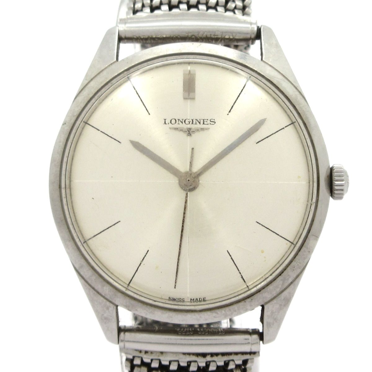 LONGINES(ロンジン) 腕時計 - メンズ ヴィンテージ/オールドアナログウォッチ シルバー