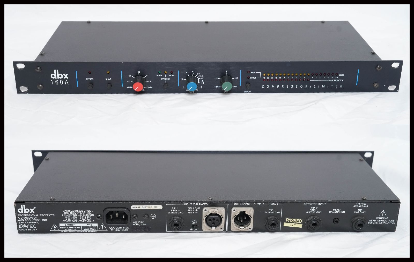☆DBX 160A モノラルコンプレッサー 状態良好 USA製☆ - メルカリ