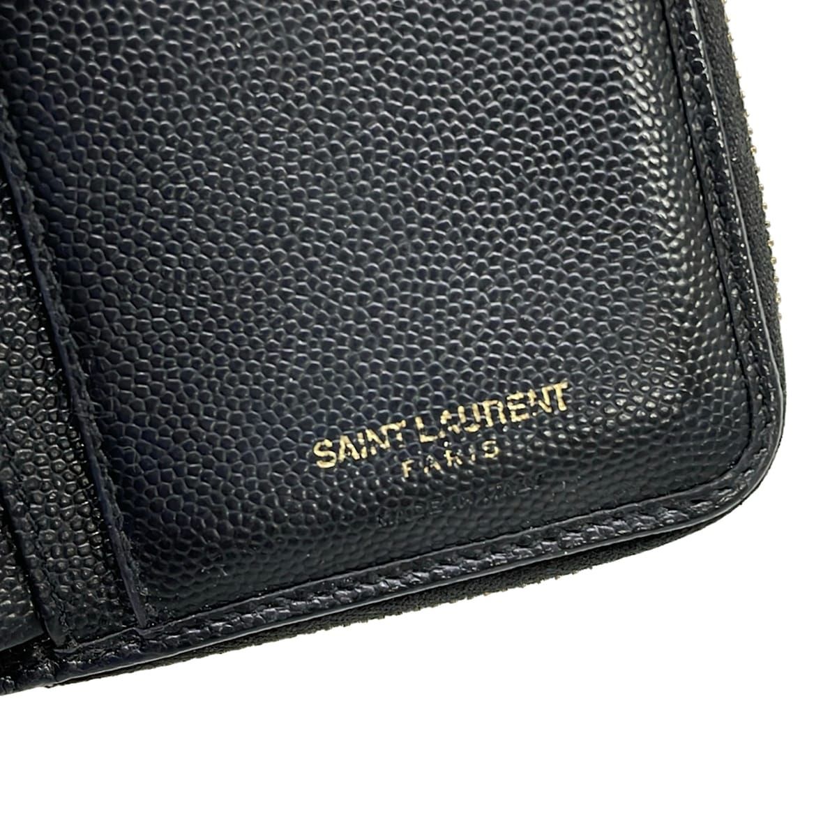 SAINT LAURENT PARIS(サンローランパリ) 2つ折り財布美品 モノグラム