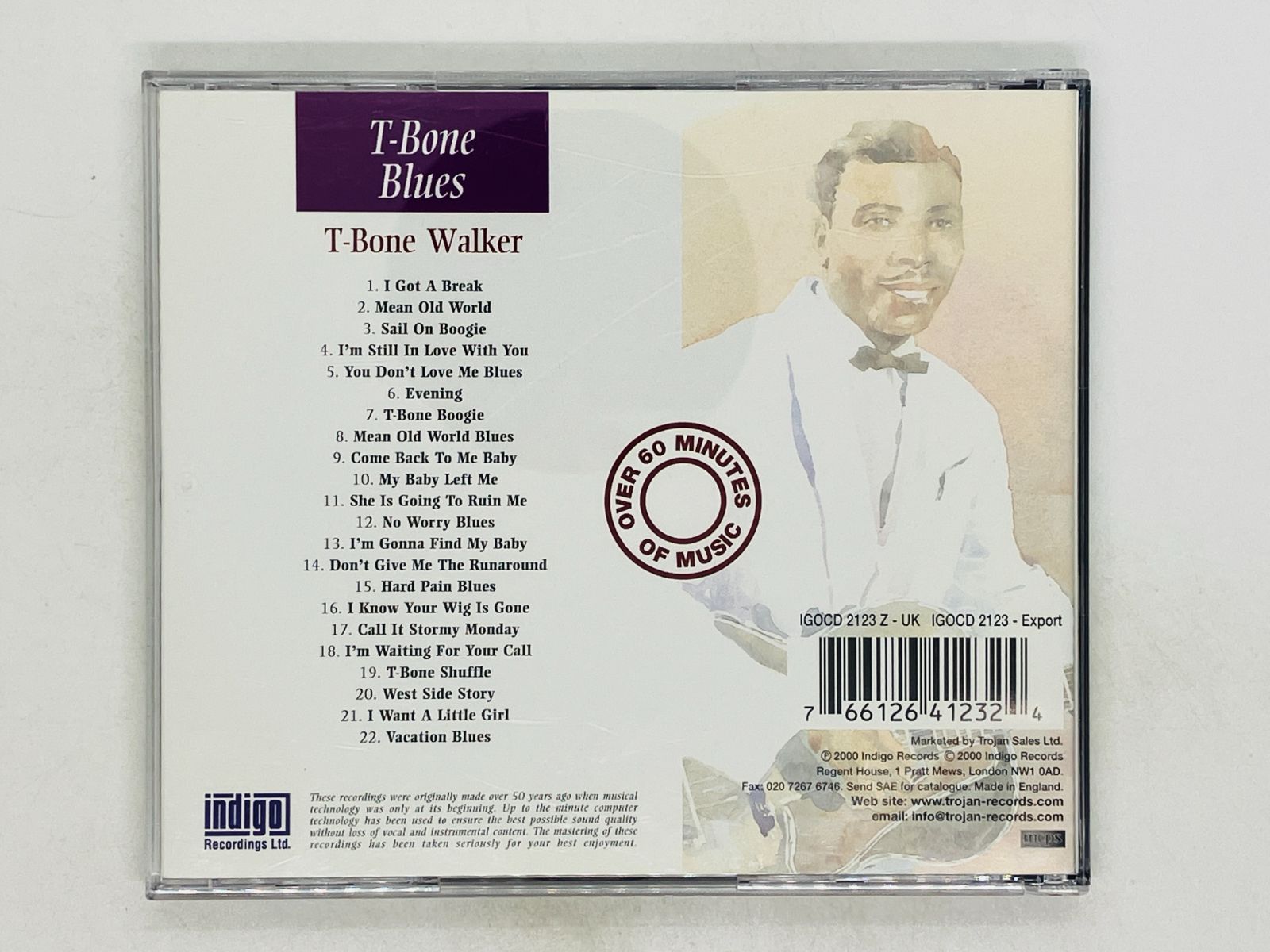 CD T-BONE WALKER / T-Bone Blues / T-ボーン・ウォーカー / T-ボーン
