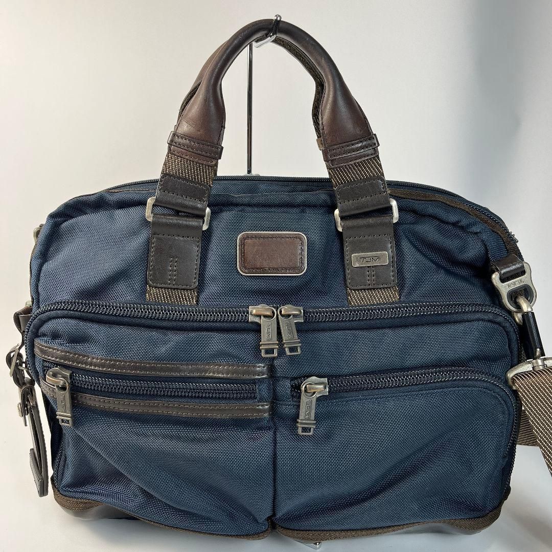 美品 TUMI アルファブラボー 2way ビジネスバッグ 222640NVY2