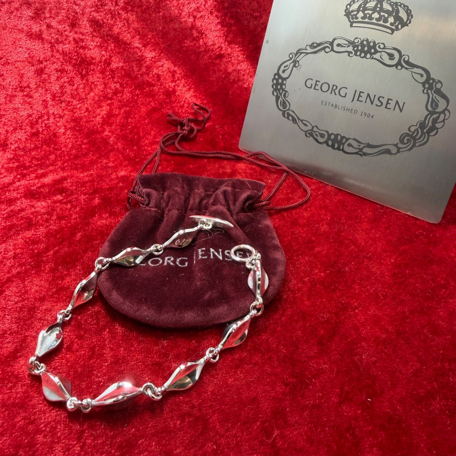 美品 ブレスレット ♯180 ジョージジェンセン/GEORG JENSEN - メルカリ