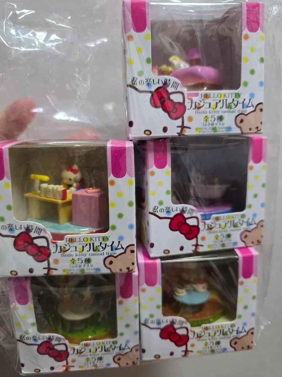 ハローキティ レトロキティー ミニチュア 5種 フルセット