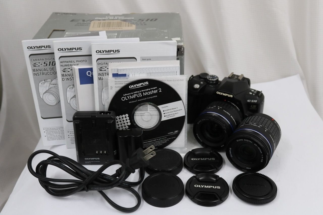 ジャンク 【箱付き】OLYMPUS オリンパス E-510 ZUIKO DIGITAL デジタル