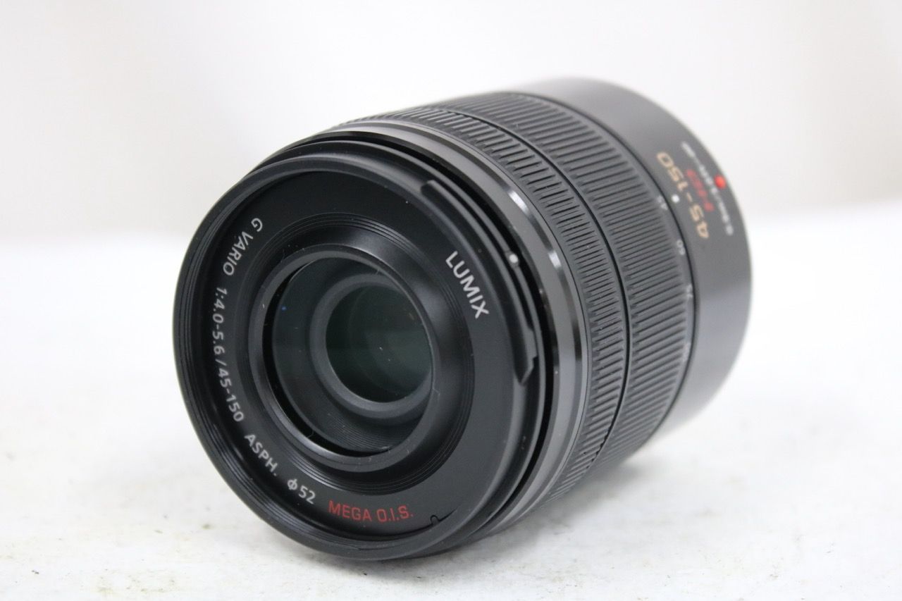 【返品保証】 パナソニック Panasonic Lumix G VARIO 45-150mm F4-5.6 ASPH MEGA OIS ブラック レンズ e14703