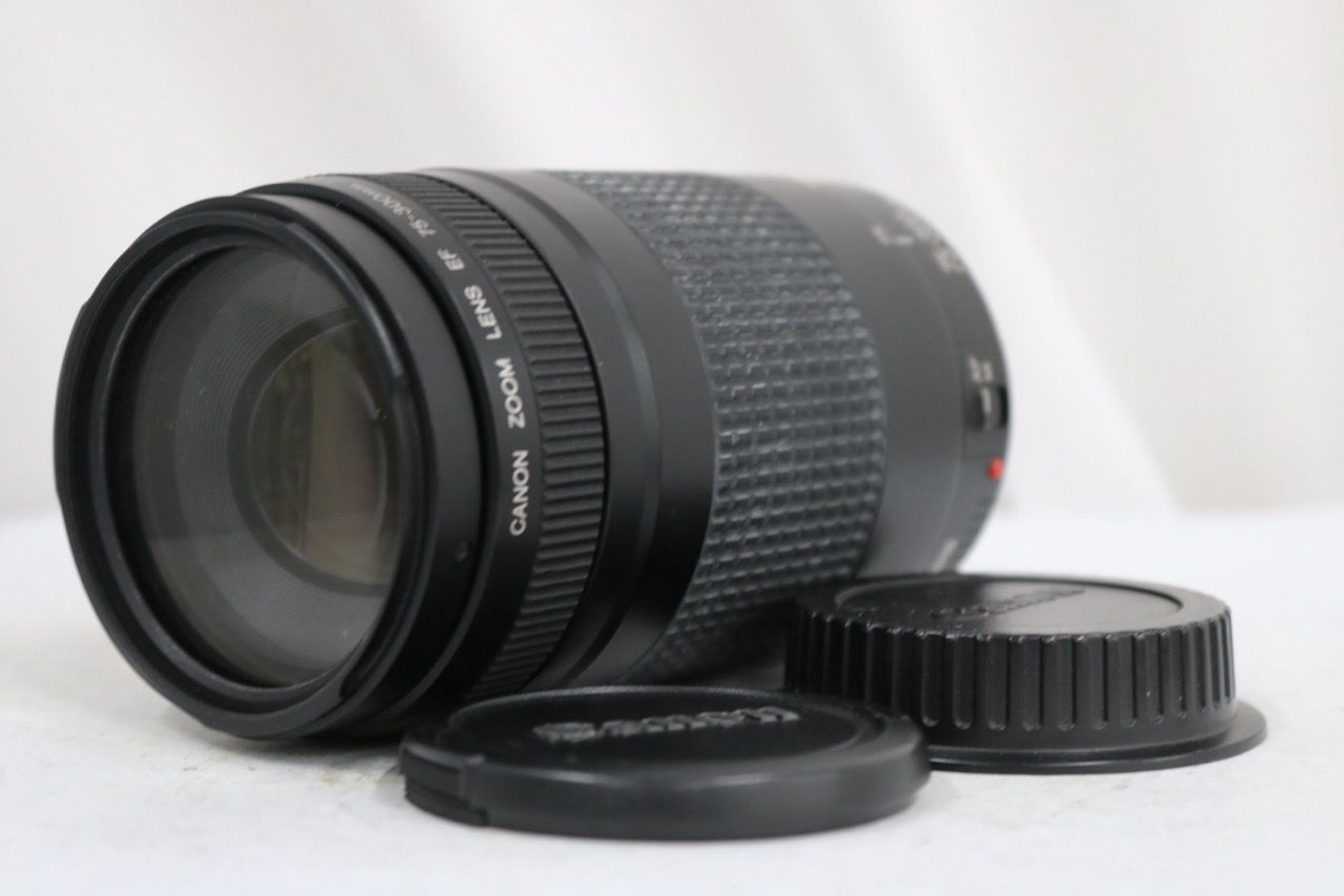 【訳あり品】 キャノン Canon EF 75-300mm F4-5.6 II 前後キャップ付き レンズ e14864 7,280円