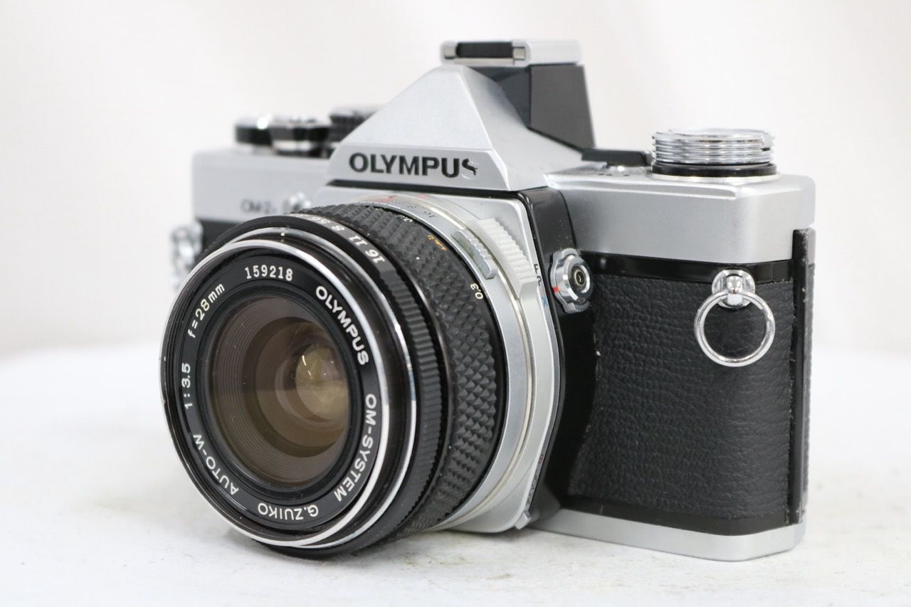 【返品保証】 オリンパス Olympus OM-2N G. ZUIKO AUTO-W 28mm F3.5 ボディレンズセット e14855