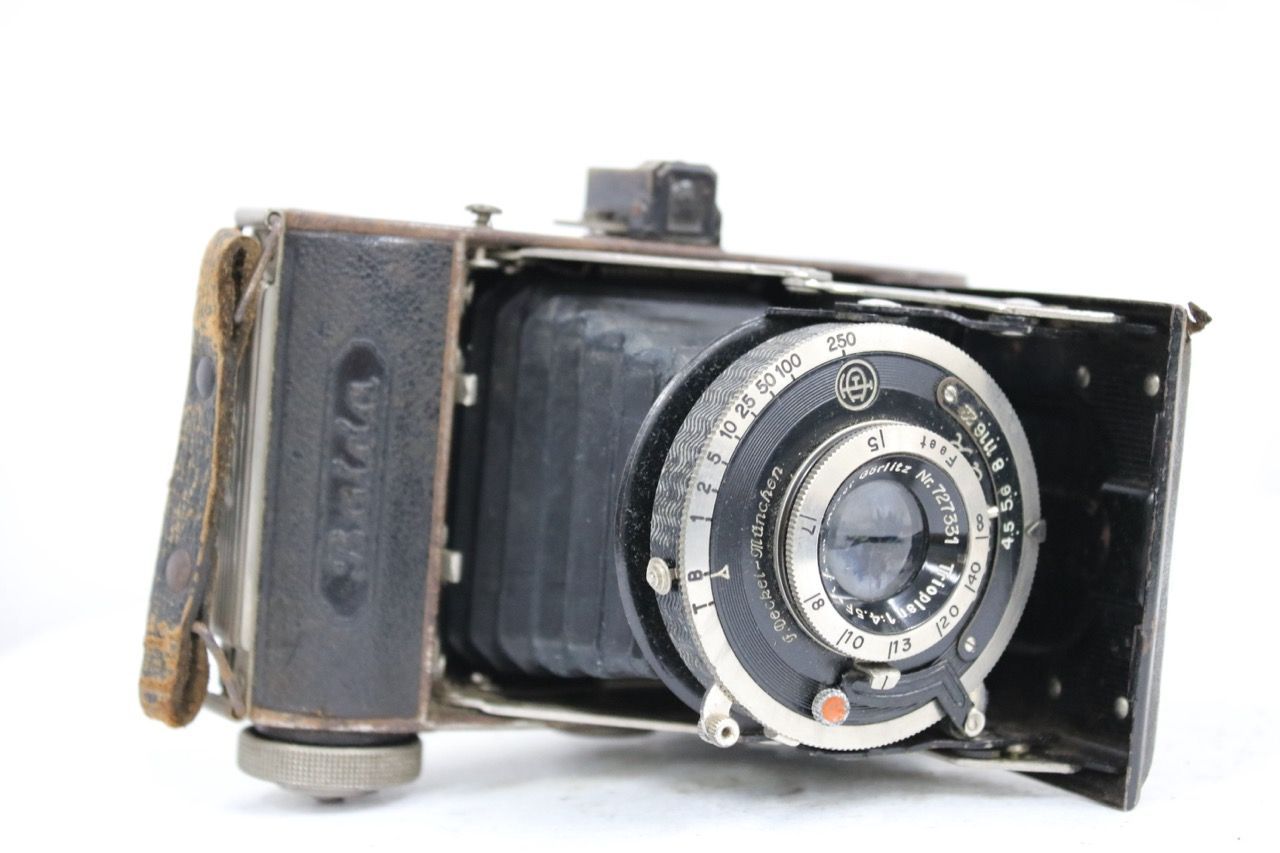 [Translated product] Balda BALDAX Trioplan 7.5cm F4.5 bellows camera e14907