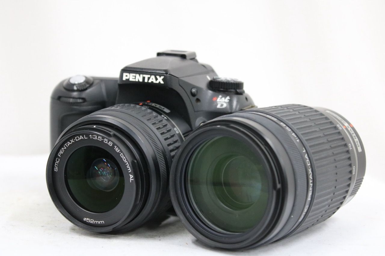 【返品保証】 ペンタックス Pentax ist D 18-55mm F3.5-5.6 55-300mm F4-5.8 デジタル一眼 e14912
