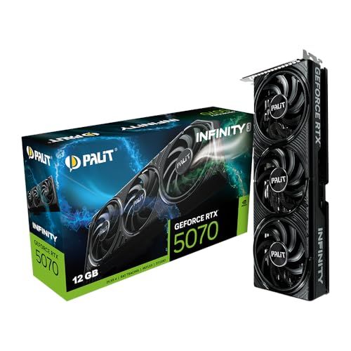 【新品】Palit(パリット) GeForce RTX 5070 Infinity 3 12GB / NE75070019K9-GB2050S / グラフィックボード