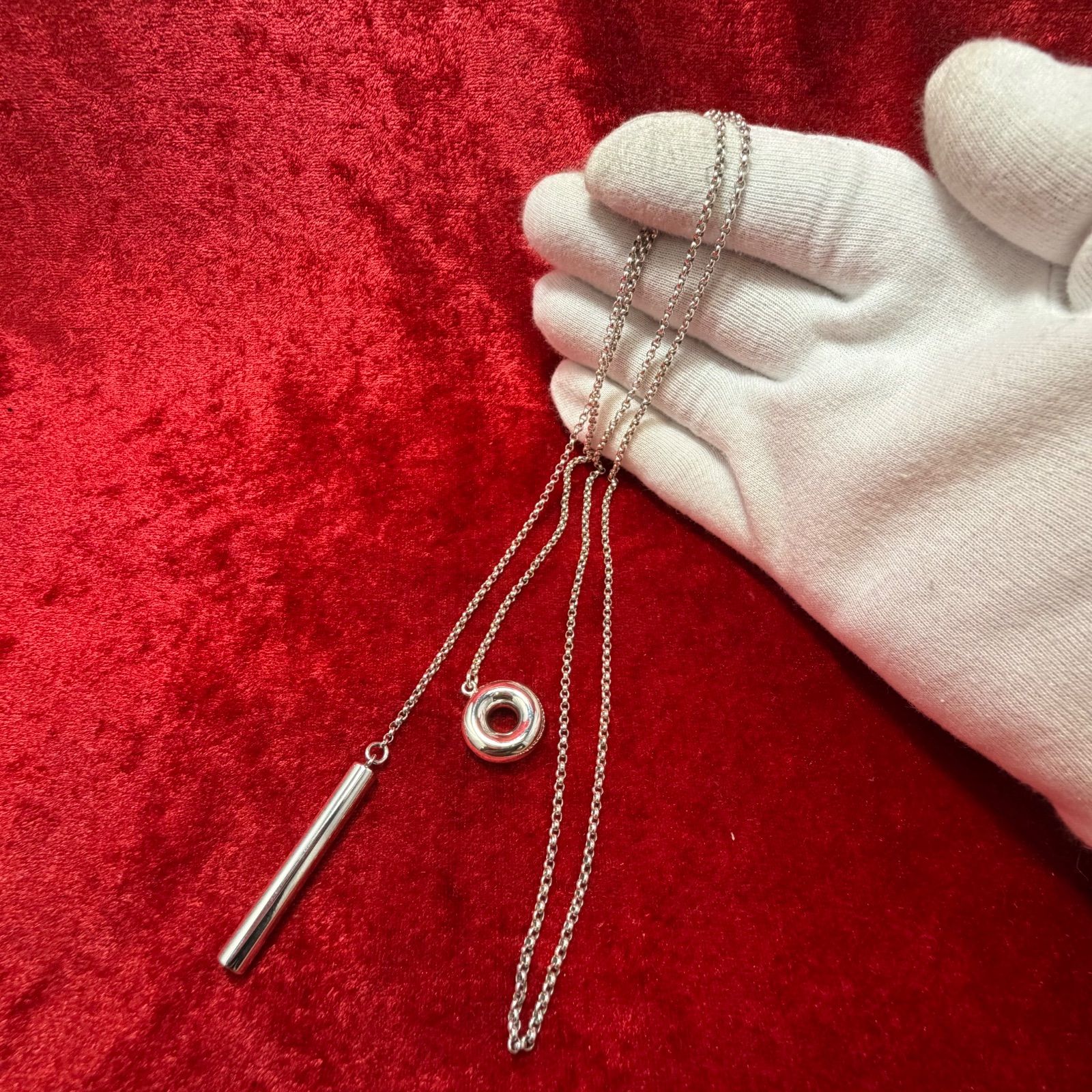 美品ネックレス ペンデュラム ジョージジェンセン/GEORG JENSEN - メルカリ