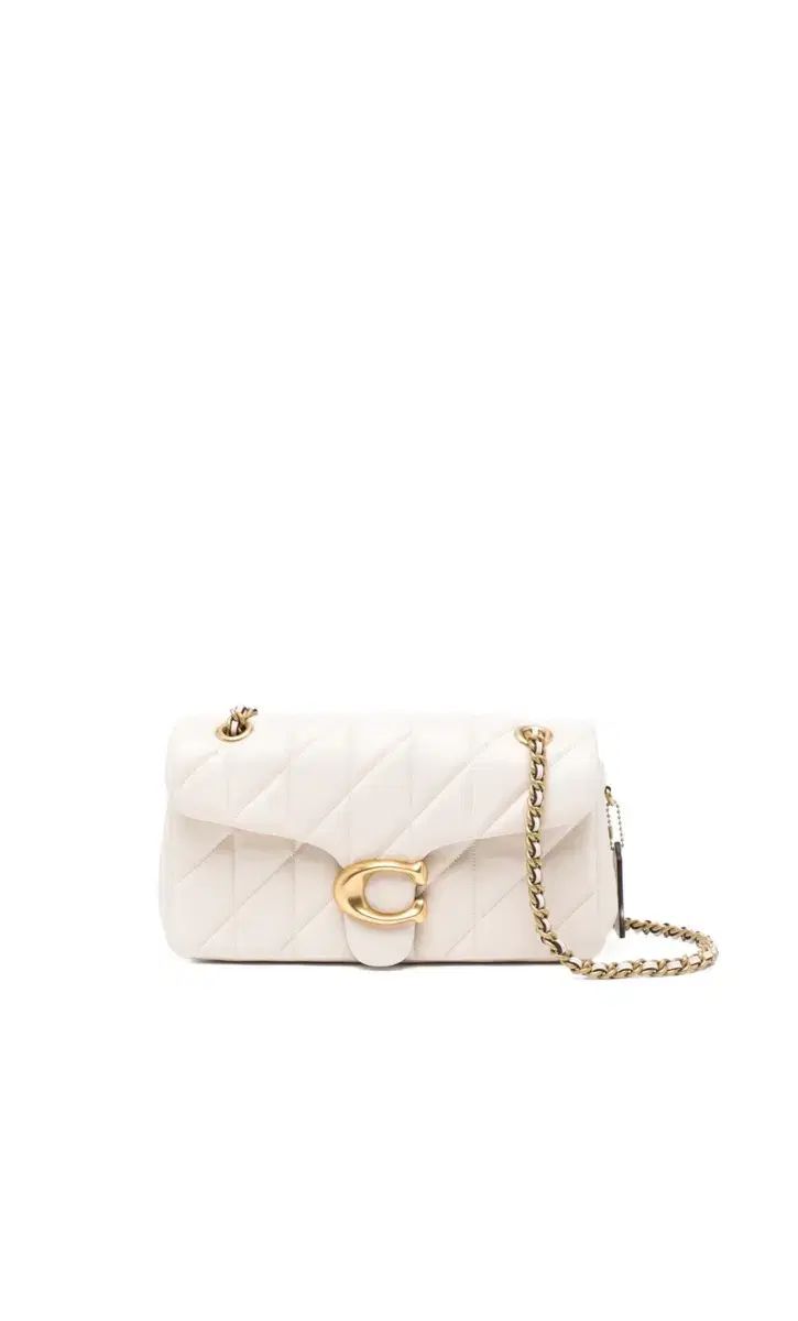 COACH キルティング ショルダーバッグ 白 - メルカリ