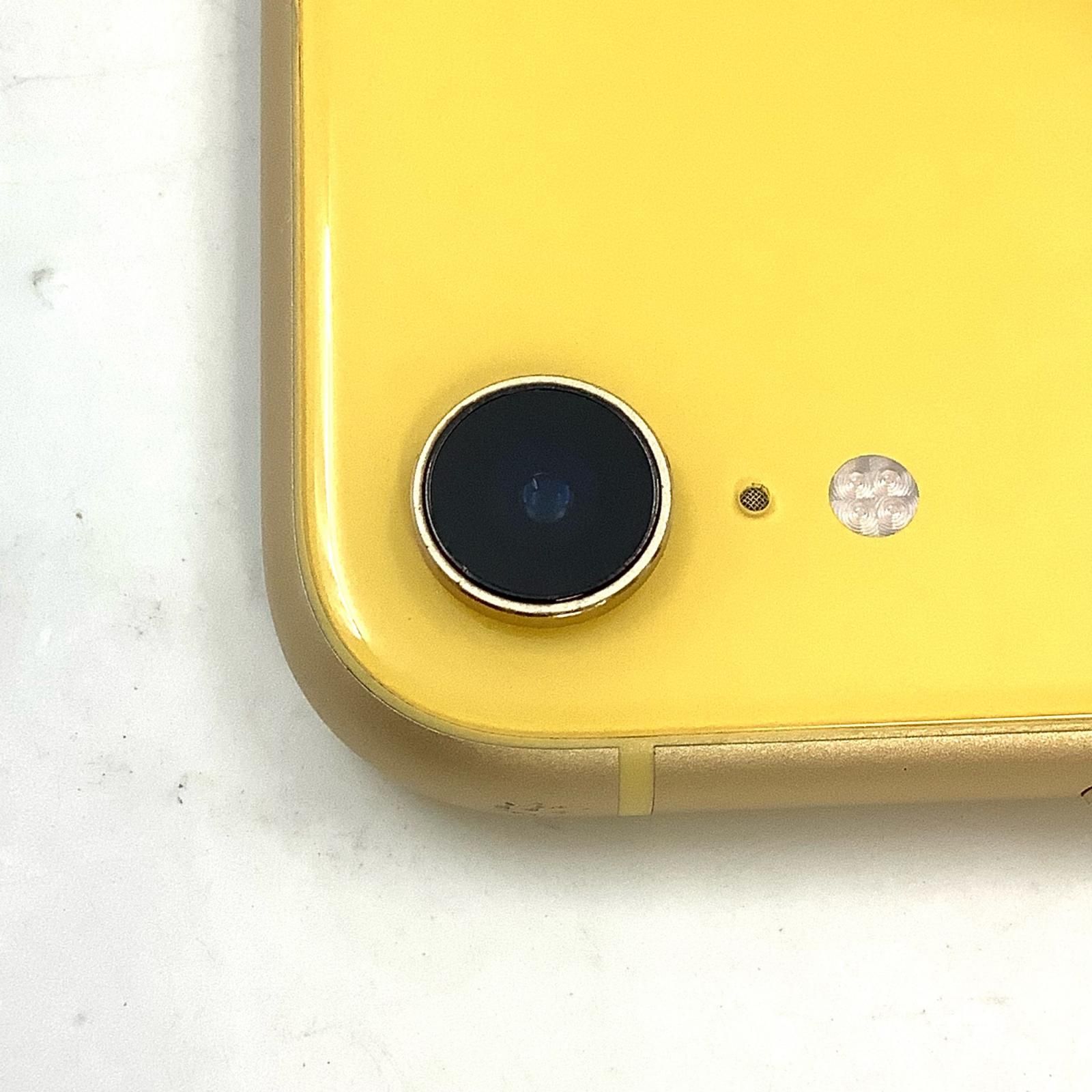 iPhone XR 64GB イエロー docomo 白ロム - メルカリ