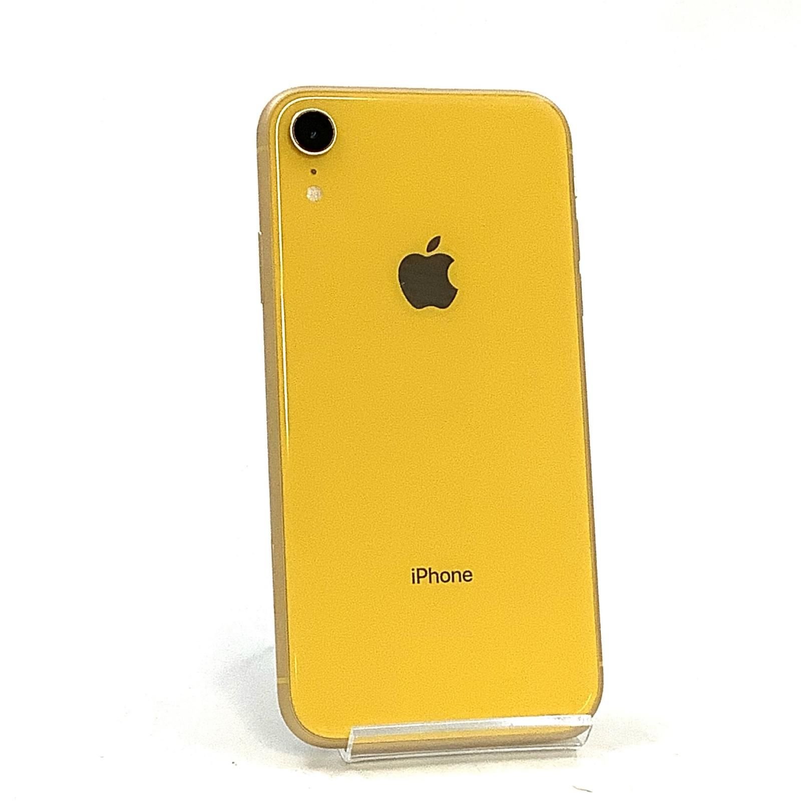 iPhone XR 64GB イエロー docomo 白ロム - メルカリ