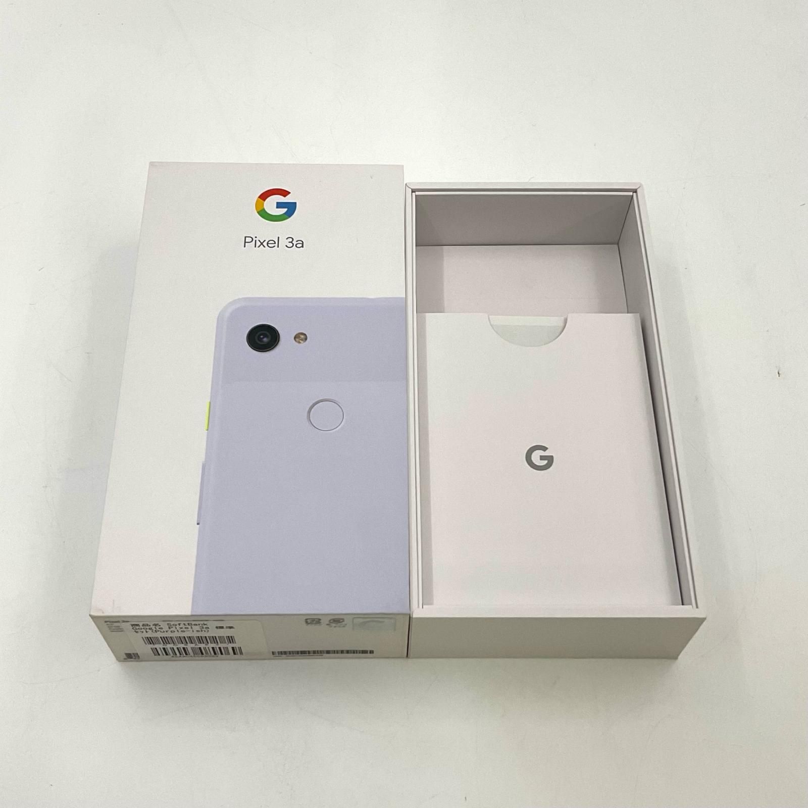 最速発送】Google Pixel 3a 64GB パープルイッシュ Softbank G020H 白