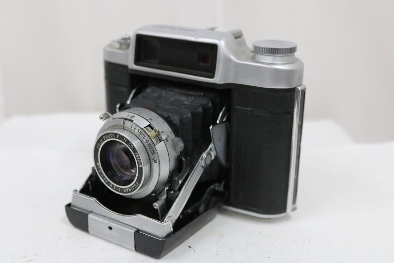 【訳あり品】 フジカ FUJICA SUPER FUJICA-6 FUJINAR 7.5cm F3.5 蛇腹カメラ e15105