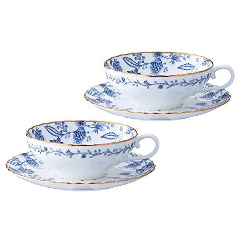 Noritake ノリタケ ティー カップ & ソーサー ( ペアセット ) 180cc ブルーソレンティーノ 2客 ボーンチャイナ P58043A/4562(サイズ: 容量:約180ml / カラー: 04:ティーカップ&ソーサーペア) 6,863円