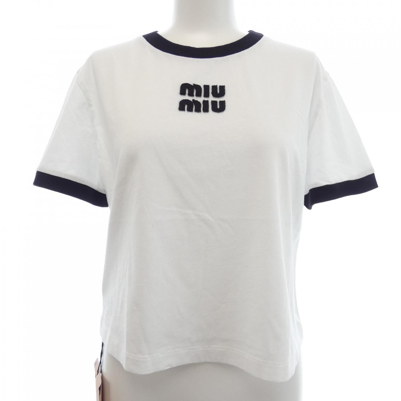 ミュウミュウ MIU MIU MIU MIU ロゴ MJN522 SOOO 14EL Tシャツ - メルカリ