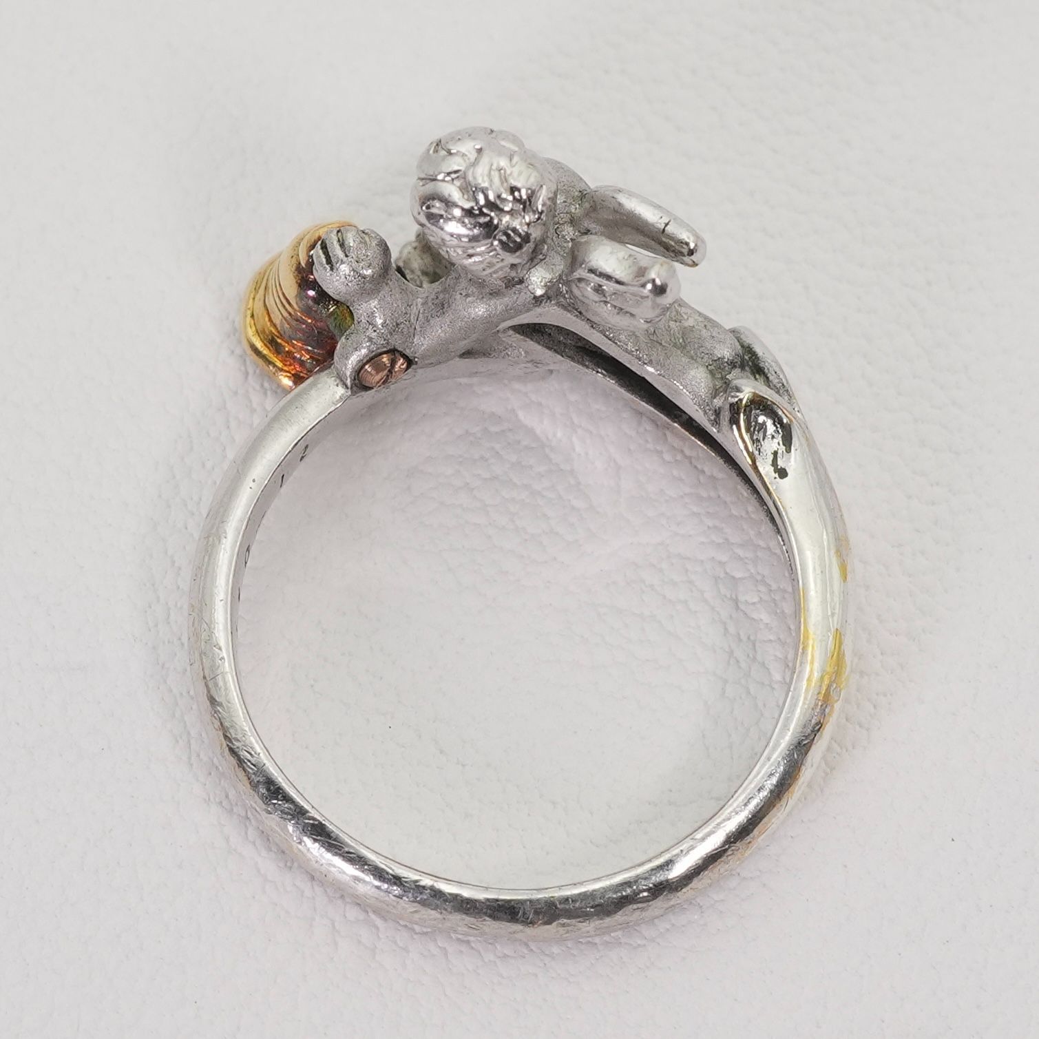 カレライカレラ エンジェル リング コンビ 天使 K18×SV/24-5884 カレライカレラ エンジェル リング コンビ 天使 K18×SV/24-5884