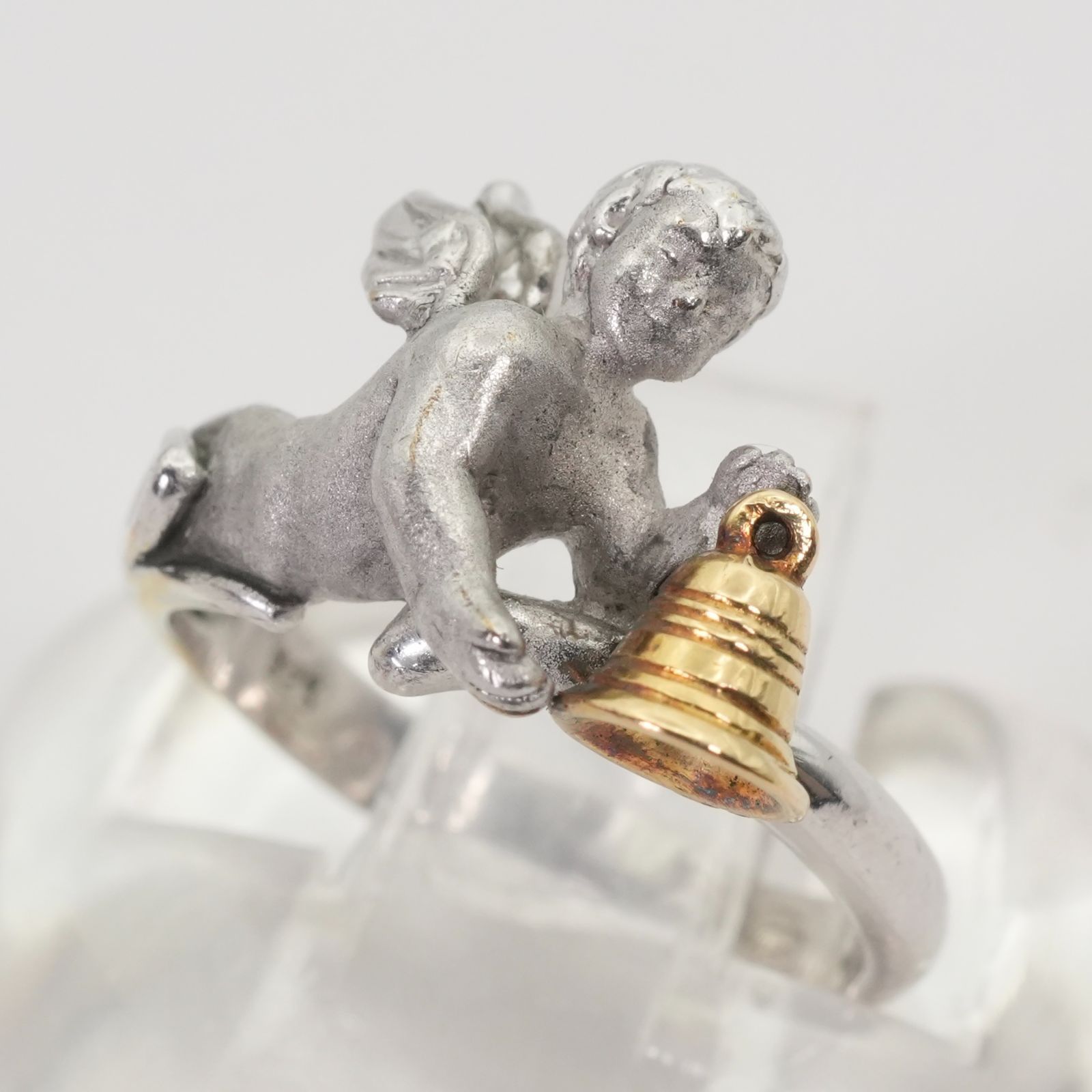カレライカレラ エンジェル リング コンビ 天使 K18×SV/24-5884 カレライカレラ エンジェル リング コンビ 天使 K18×SV/24-5884