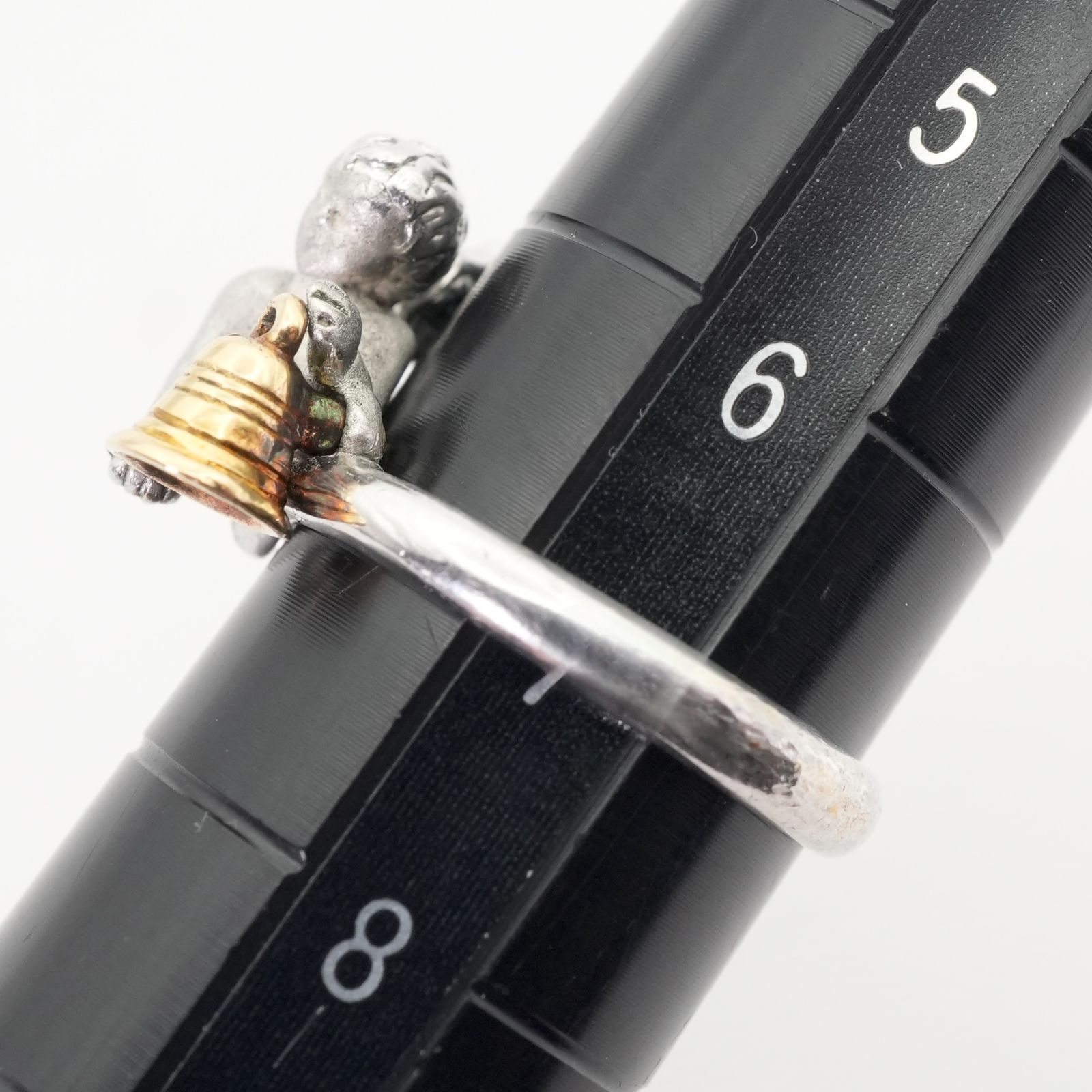 カレライカレラ エンジェル リング コンビ 天使 K18×SV/24-5884 カレライカレラ エンジェル リング コンビ 天使 K18×SV/24-5884
