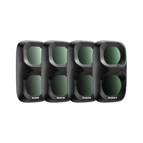【新品】Freewell 4パック 標準デイクイックスワップ ND8、ND16、ND32、ND64フィルターキット DJI Osmo Pocket 4P対応