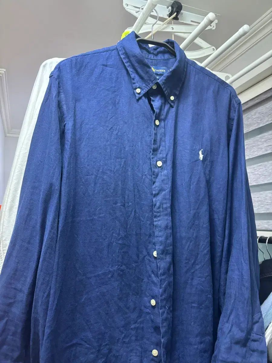 ポロ リネンシャツ ネイビー L 8,576円