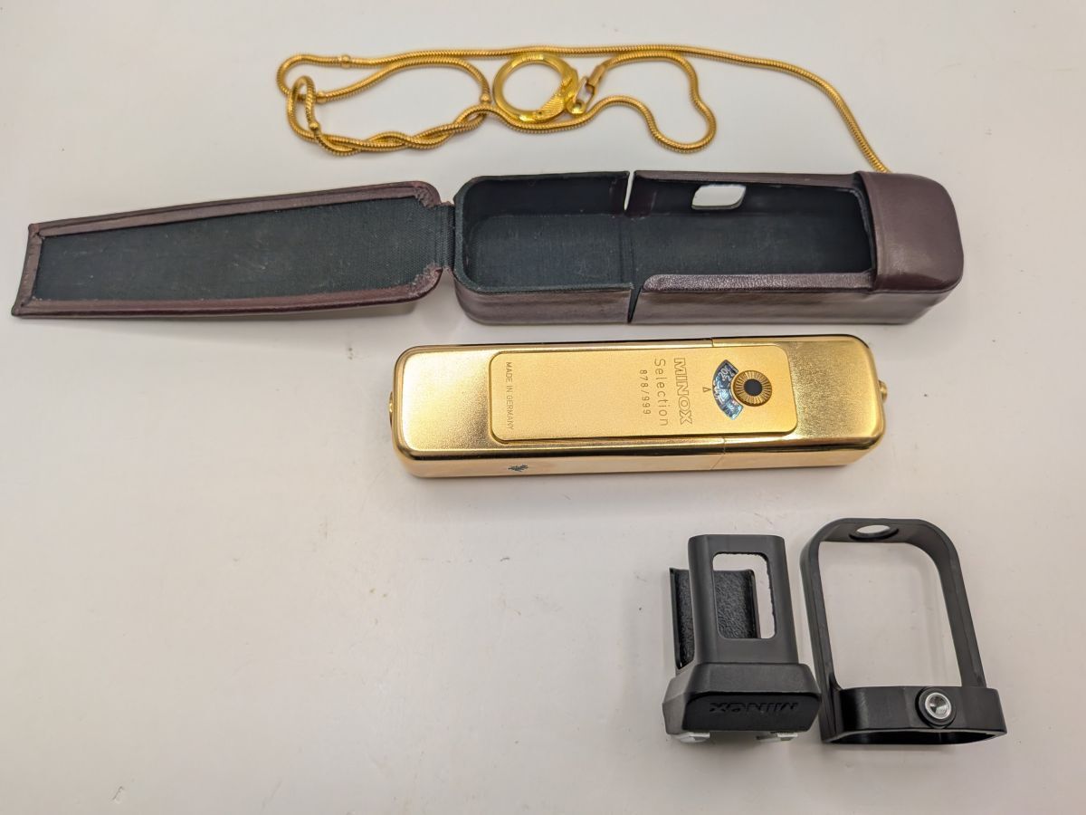 ◆希少 / 世界999台限定 ナンバー878★ ミノックス MINOX LX Selection Gold ゴールド スパイカメラ （878/999）#688621_70_C2