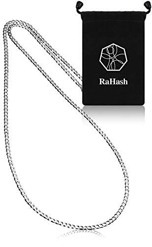 [RaHash] ネックレス チェーン レディース 喜平 シルバー 925 ブランド [ 銀 6面カット 幅2ｍｍ ] [ 40cm ]