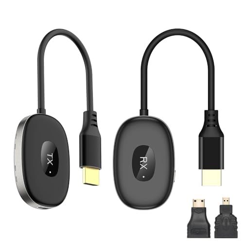 【新品】ワイヤレス HDMI 送受信機 セット 小型 30M転送 1080P/5Ghz対応 低遅延 WIFIも設定も不要 TV/PC/Mac/Laptop/Window/カメラ/監視カメラなど対応 収納に便利 11,848円