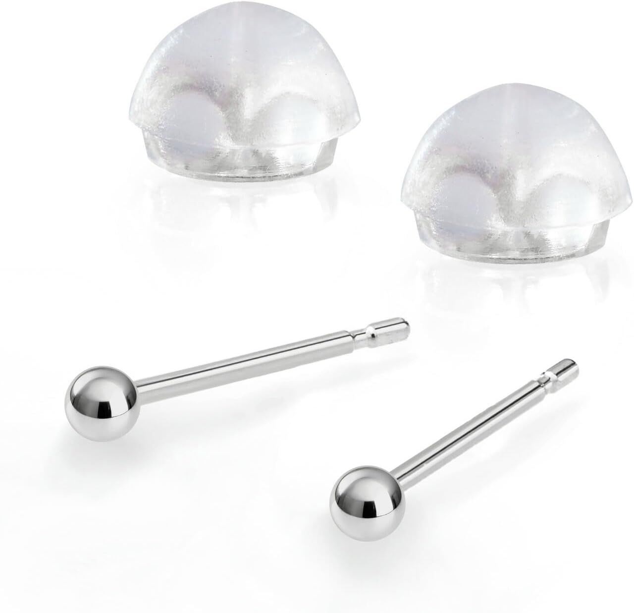 プラチナ K18 18金 ボールピアス ジュエリー シンプル 丸玉ピアス pi0624