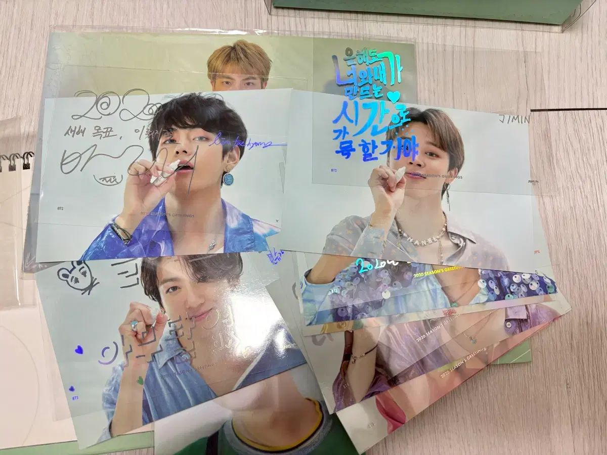 BTS シーグリ シーズングリーティング 2020 クリア 透明 はがき - メルカリ
