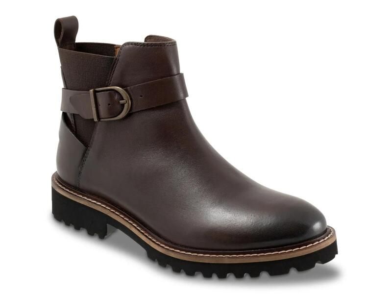 ソフトウォーク レディース シューズ ブーツ・レインブーツ SoftwalkIna Bootie Dark Brown ブラウン