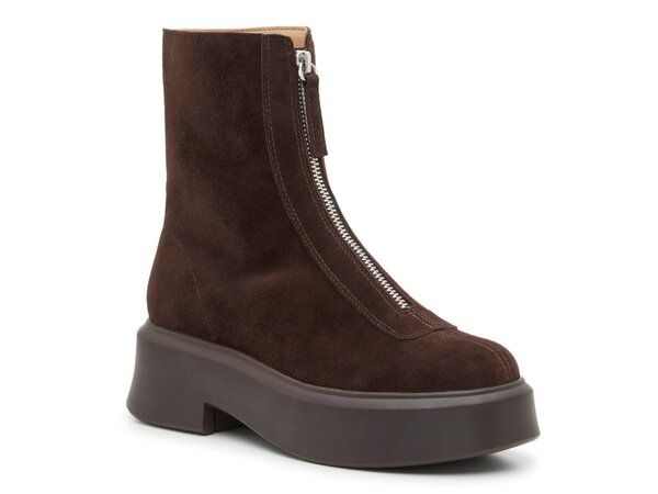 スティーブ マデン レディース シューズ ブーツ・レインブーツ Steve Madden Jones Bootie Dark Brown Suede ブラウン