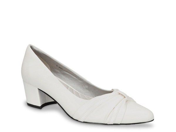 イージーストリート レディース シューズ パンプス Easy Street Millie Pump White ホワイト