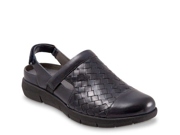 ソフトウォーク レディース シューズ サンダル Softwalk Salina Woven II Sandal Navy ネイビー