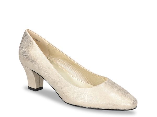 イージーストリート レディース シューズ パンプス Easy Street Ballari Pump Gold Metallic ゴールド
