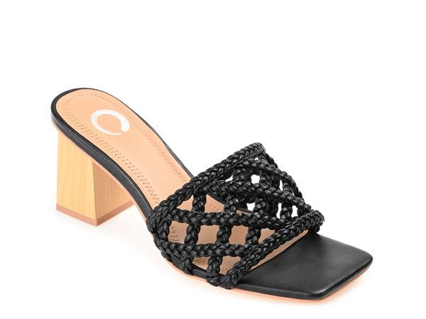 ジュルネ コレクション レディース シューズ サンダル Journee Collection Evvie Sandal Black ブラック