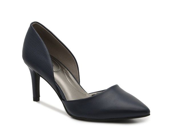 バンドリーノ レディース シューズ パンプス Bandolino Grenow Pump Navy Snake Print ネイビー