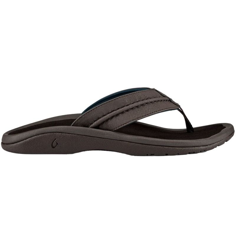 オルカイ メンズ シューズ サンダル Olukai Hokua Flip Flop Mens Dark WoodDark Wood